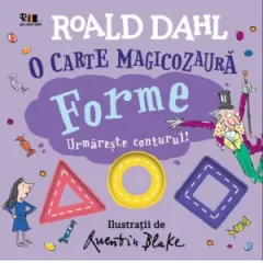 Coperta cărții O carte magicozaura. Forme. Urmareste conturul!