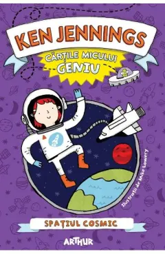 Coperta cărții Cartile micului geniu: Spatiul cosmic