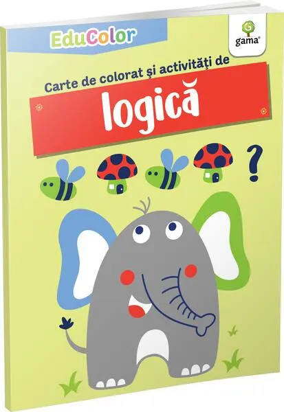 Coperta cărții Carte de colorat și activități de logică. EduColor