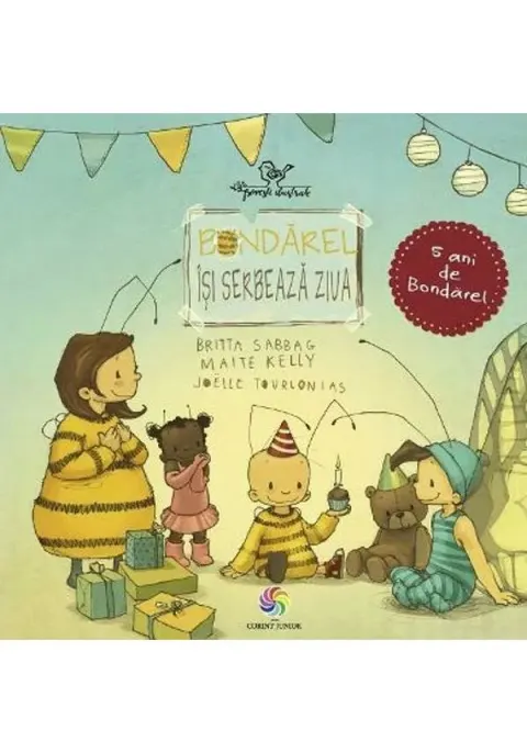 Coperta cărții Bondărel își serbează ziua