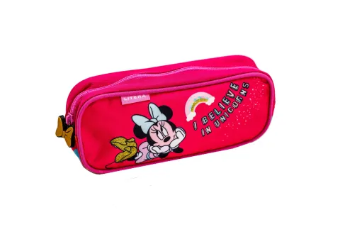 Coperta cărții Penar rectangular 1 fermoar 20x8x5 cm Minnie