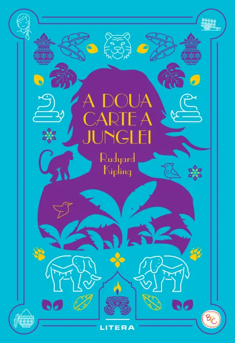 Coperta cărții A doua carte a junglei. Volumul 18. Biblioteca pentru copii