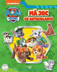 Coperta cărții Patrula Catelusilor. Ma joc cu autocolante. Carte de activitati