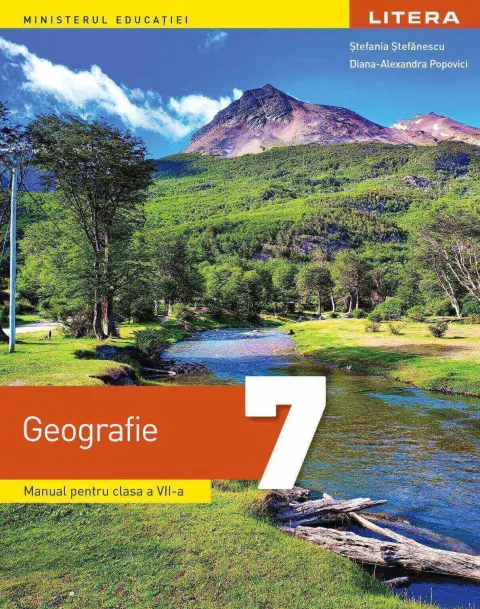 Coperta cărții Geografie. Manual. Clasa a VII-a