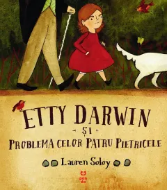 Coperta cărții Etty Darwin și problema celor patru pietricele