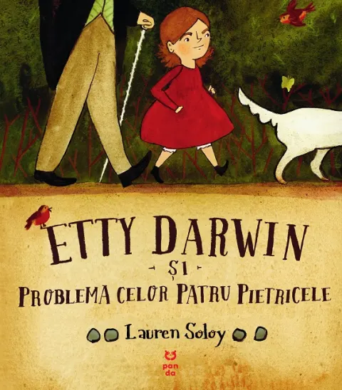 Coperta cărții Etty Darwin și problema celor patru pietricele