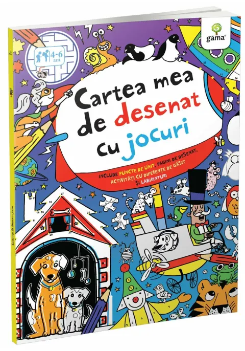 Coperta cărții Cartea mea de desenat cu jocuri