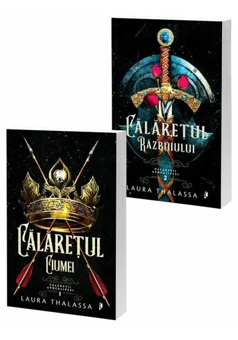 Coperta cărții Seria Calaretii Apocalipsei, Laura Thalassa. Set 2 carti