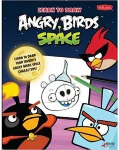 Coperta cărții Angry bird: space - learn to draw