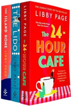 Coperta cărții Libby Page Collection 3 Books Set (The Lido, The 24-Hour Café, The Island Home)