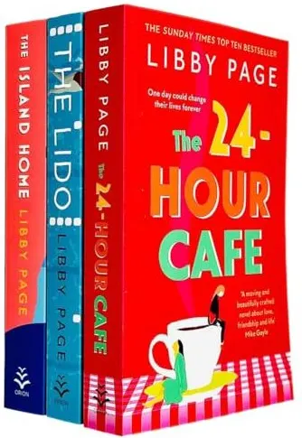 Coperta cărții Libby Page Collection 3 Books Set (The Lido, The 24-Hour Café, The Island Home)
