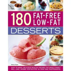 Coperta cărții 180 fat-free low-fat desserts