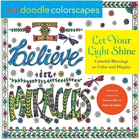 Coperta cărții Zendoodle Colorscapes : Let Your Light Shine