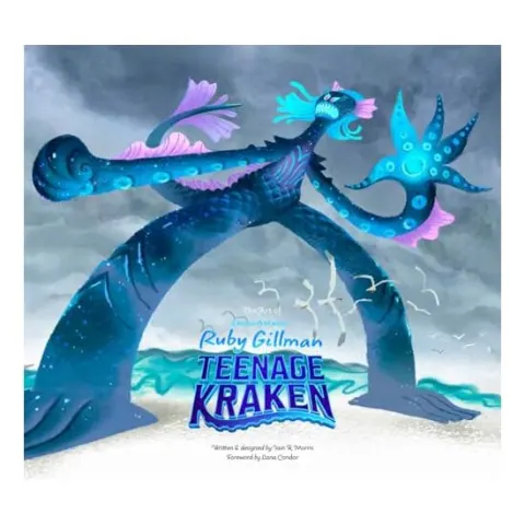 Coperta cărții Art of DreamWorks Ruby Gillman, Teenage Kraken