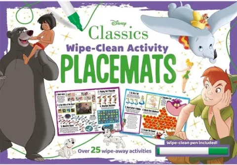 Coperta cărții Disney Classics: Wipe-Clean Activity Placemats