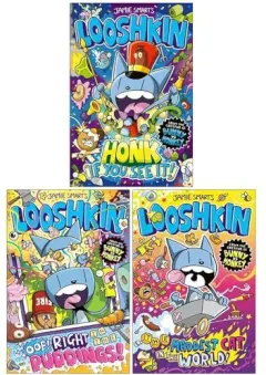 Coperta cărții Jamie Smart's LOOSHKIN Series 3 Books Collection Set, Jamie Smart