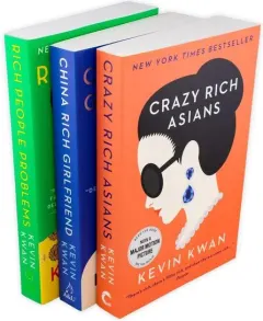 Coperta cărții Kevin Kwan Crazy Rich Asians Trilogy Collection 3 Books Set Pack (Crazy Rich Asians, China Rich Girlfriend, Rich People Problems)