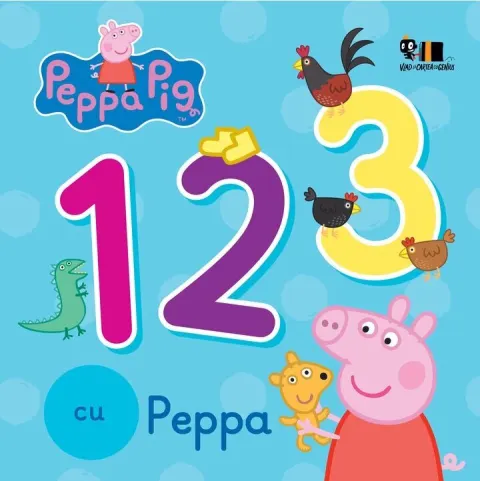 Coperta cărții Peppa Pig: 123 cu Peppa