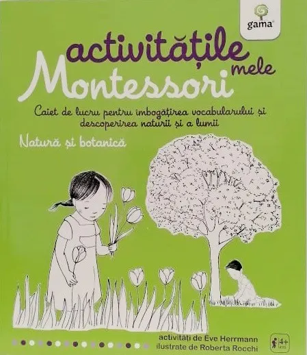 Coperta cărții Natură și botanică - Activitățile mele Montessori