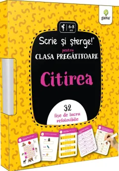 Coperta cărții Citirea. Pentru clasa pregătitoare. Scrie si sterge