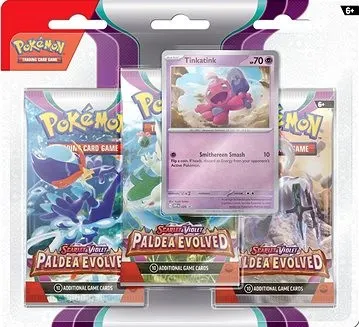 Coperta cărții Pokemon TCG: SV02 - 3 Blister Booster