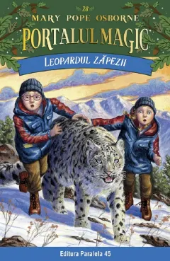 Coperta cărții Leopardul zapezii. Portalul magic nr. 28