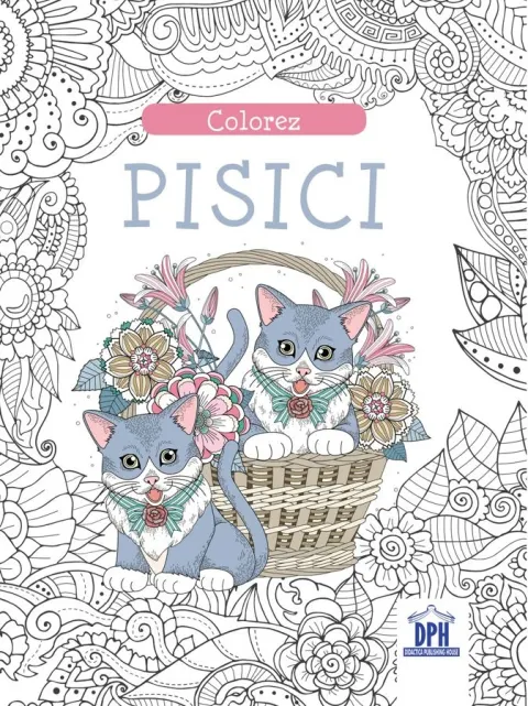 Coperta cărții Colorez pisici
