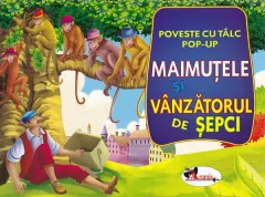 Coperta cărții Carte pop-up. Maimutele si vanzatorul de sepci