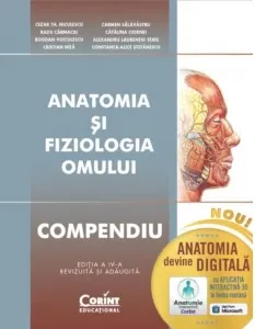 Coperta cărții Anatomia si fiziologia omului. Compendiu. Editia a IV-a, adaugita