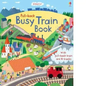 Coperta cărții Pull-back Busy Train Book