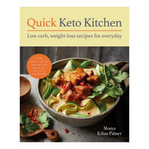 Coperta cărții Quick keto kitchen: everyday low carb, weight-loss recipes