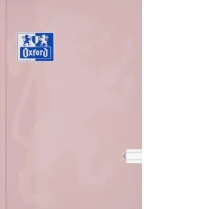 Coperta cărții Caiet Oxford Touch Pastel, A5 96 file, hartie Optik 90g/mp, patratele, culoare roz