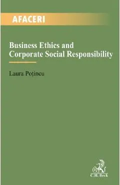 Coperta cărții Business Ethics and Corporate Social Responsibility