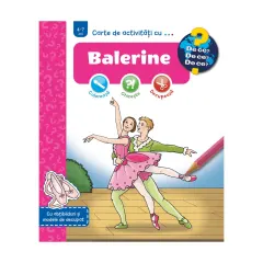 Coperta cărții Carte de activități cu... Balerine