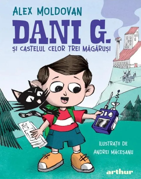 Coperta cărții Dani G. și castelul celor trei măgăruși