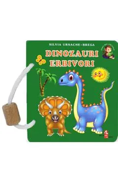 Coperta cărții Dinozauri erbivori - Silvia Ursache-Brega