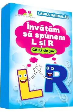 Coperta cărții Invatam sa spunem L si R. Carti de joc