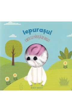Coperta cărții Iepurasul. Carte cu papusa pe deget