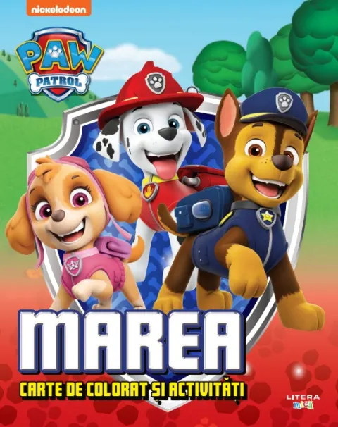 Coperta cărții Patrula cățelușilor. Marea carte de colorat și activități