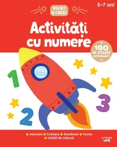 Coperta cărții Învăț și cresc. Activități cu numere