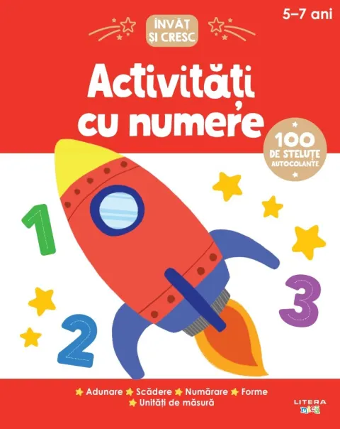 Coperta cărții Învăț și cresc. Activități cu numere