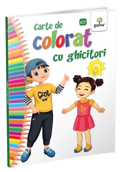 Coperta cărții Carte de colorat cu ghicitori