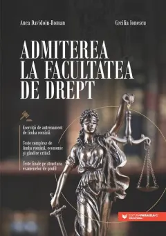 Coperta cărții Admiterea la Facultatea de Drept