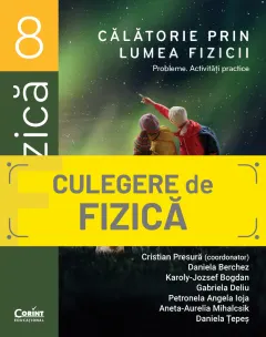 Coperta cărții Călătorie prin lumea fizicii. Probleme. Activități practice – Clasa a VIII-a