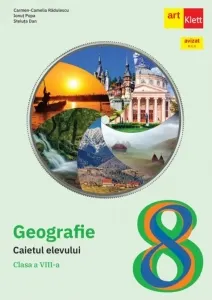Coperta cărții Geografie. Caietul elevului pentru clasa a VIII-a