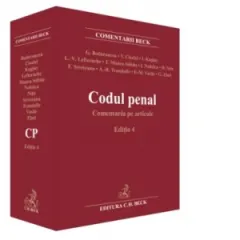 Coperta cărții Codul penal. Comentariu pe articole. Editia 4