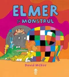 Coperta cărții Elmer și monstrul