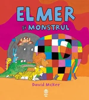 Coperta cărții Elmer și monstrul