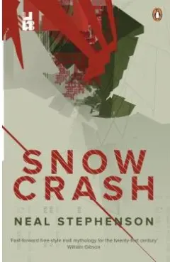 Coperta cărții Snow Crash, Neal Stephenson