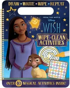 Coperta cărții Disney Wish: Wipe Clean Activities